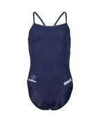 Aquahawks Girls' Solid Team Challenge Swimsuit