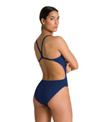 Arena Performance Women's Solid Team Challenge Swimsuit Royal-White
