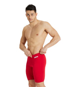 Arena Performance Men's Solid Team Jammer - Red-White