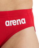 Arena Performance Boys' Solid Team Swim Briefs - Red-White