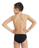 Arena Performance Boys' Solid Team Swim Briefs - Black-White
