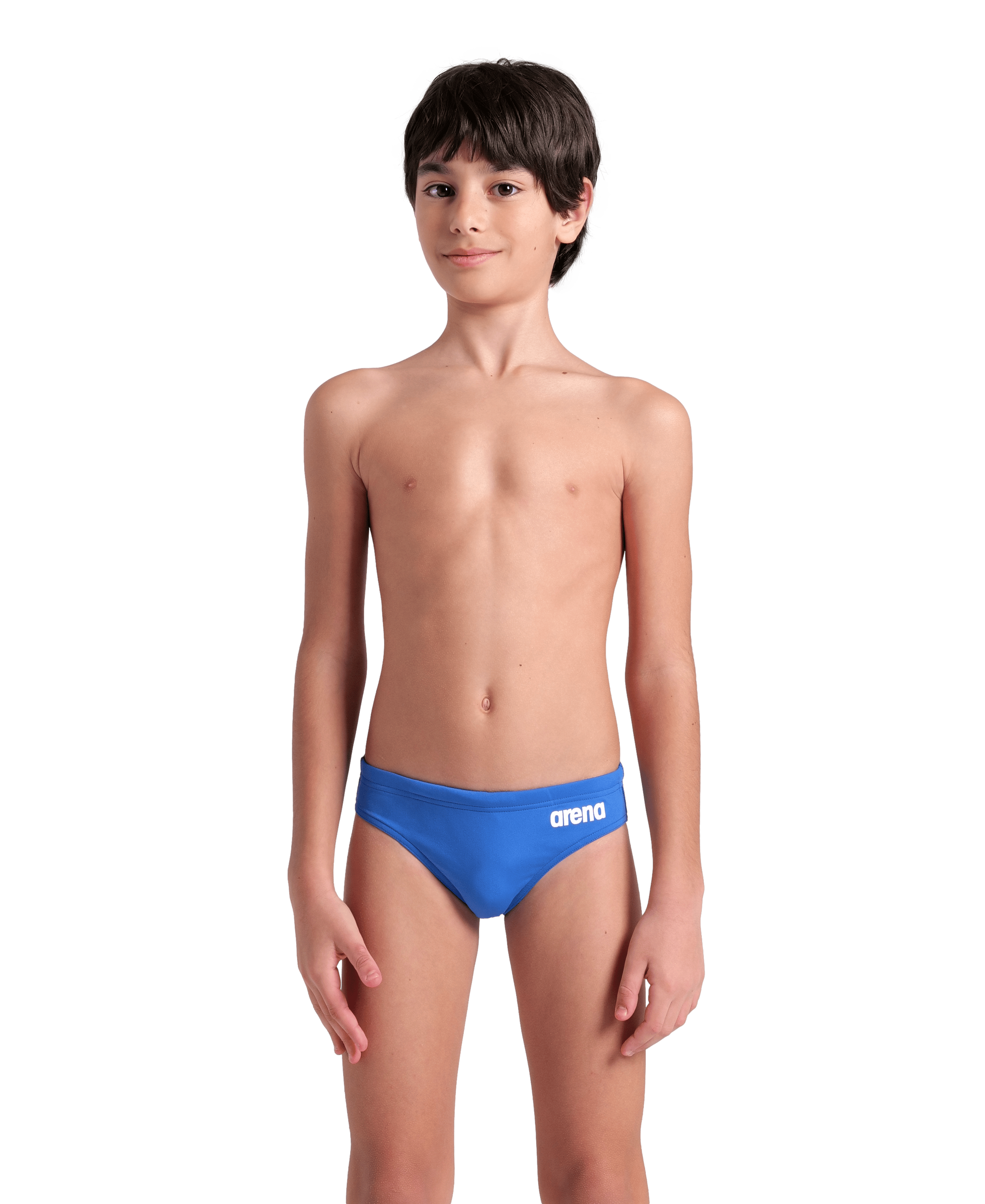 Arena Performance Boys' Solid Team Swim Briefs - Royal-White