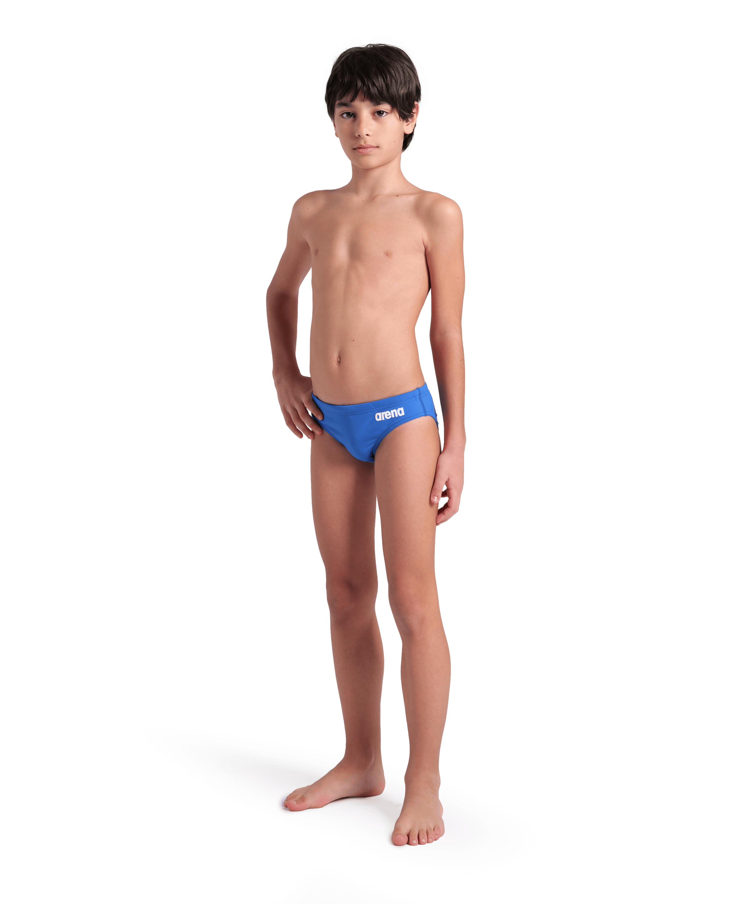 Arena Performance Boys' Solid Team Swim Briefs - Royal-White