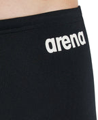 Performance Boy's Solid Team Swim Shorts Black