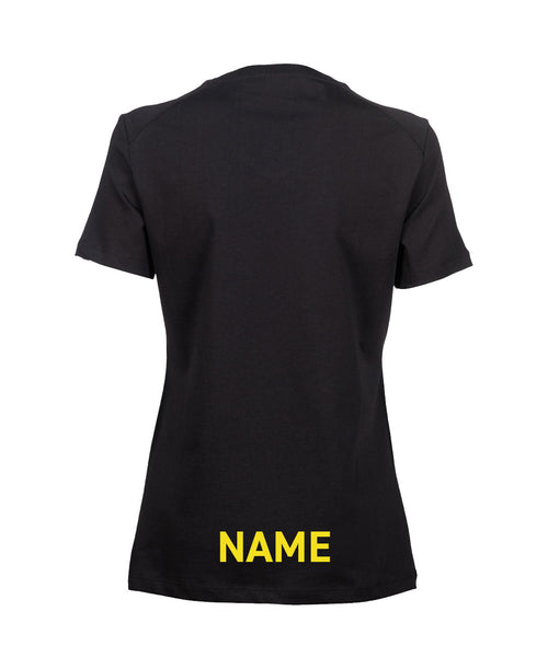Alexandra Women's Panel T-Shirt - Black