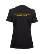 Ngā Tai Tūātea A Taraika Women's Panel T-Shirt - Black