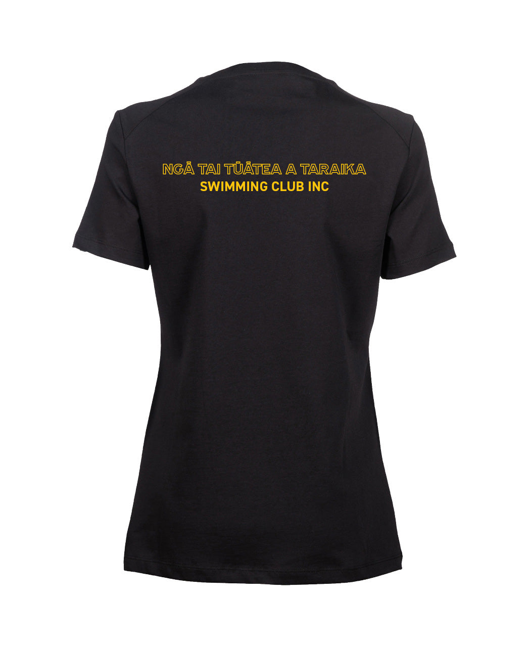 Ngā Tai Tūātea A Taraika Women's Panel T-Shirt - Black