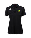 Alexandra Women's Solid Polo - Black
