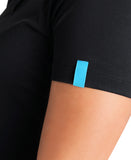 Arena Team Women's Solid Polo Shirt -Black