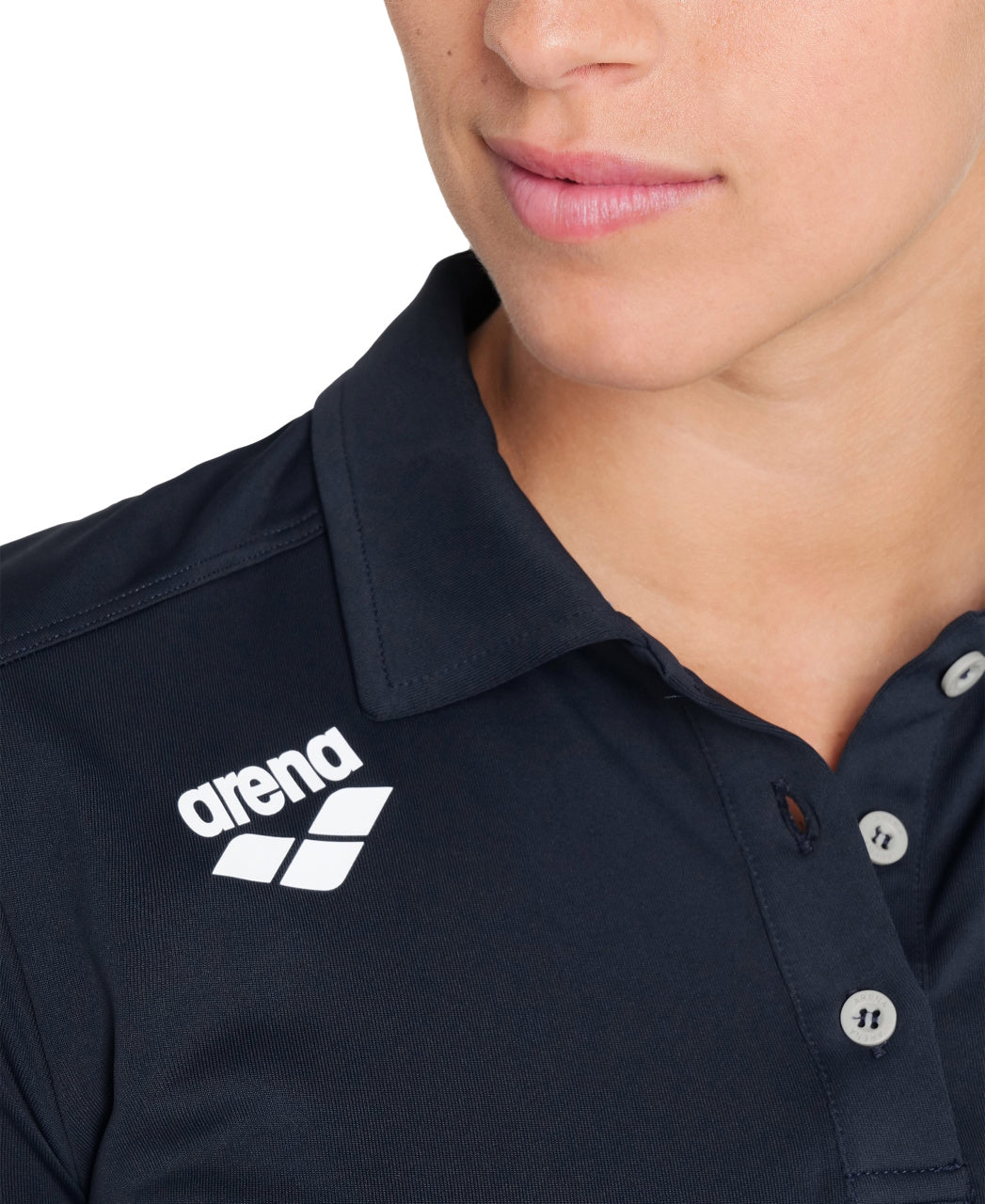Arena Team Women's Solid Polo Shirt - Navy