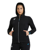 Arena Team Women's Hooded Panel Jacket - Black