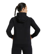 Arena Team Women's Hooded Panel Jacket - Black