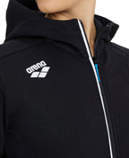 Arena Team Women's Hooded Panel Jacket - Black