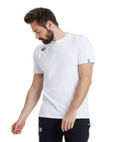 Arena Team Unisex Panel T-Shirt - White