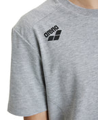 Arena Team Unisex Panel T-Shirt- Medium Grey Heather