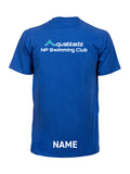 Aquabladz Unisex Panel T-Shirt - Royal