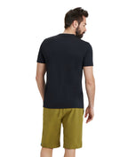 Arena Team Unisex Solid T-Shirt - Black