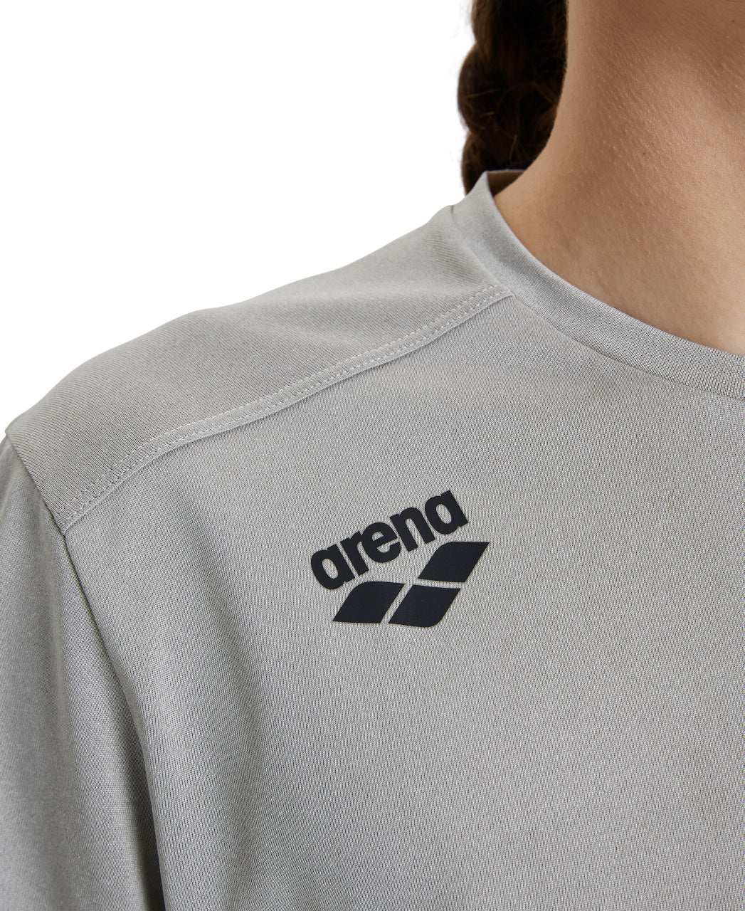 Arena Team Unisex Solid T-Shirt - Medium Grey Heather