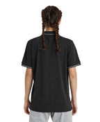 Arena Team Unisex Solid Cotton Polo Shirt - Black