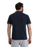Arena Team Unisex Solid Cotton Polo Shirt - Navy
