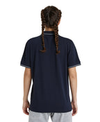 Arena Team Unisex Solid Cotton Polo Shirt - Navy