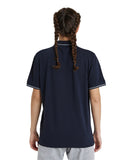 Arena Team Unisex Solid Cotton Polo Shirt - Navy