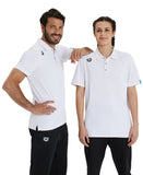 Arena Team Unisex Solid Polo Shirt - White