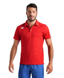Arena Team Unisex Solid Polo Shirt - Red