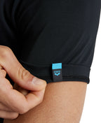 Arena Team Unisex Solid Polo Shirt - Black