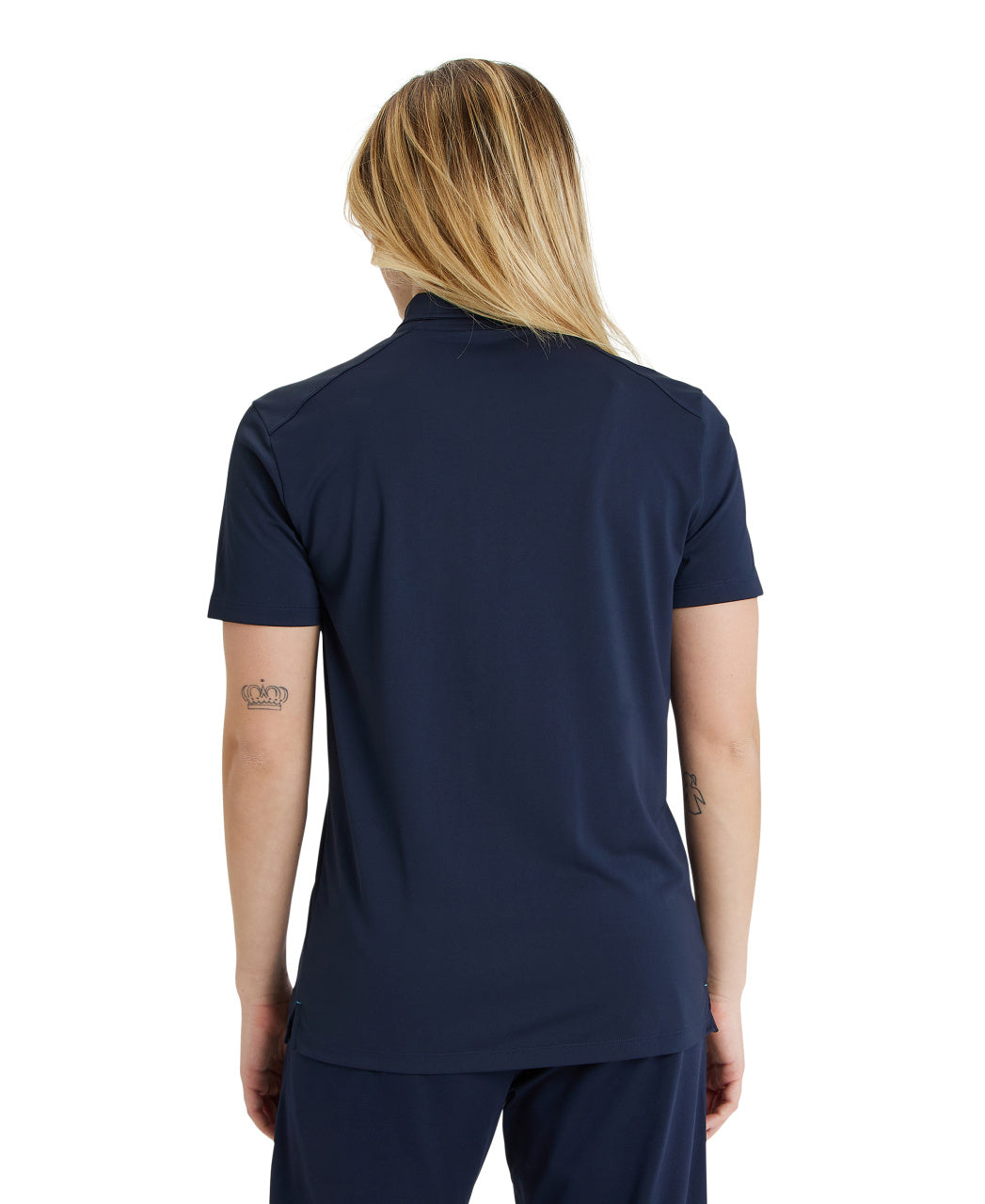 Arena Team Unisex Solid Polo Shirt - Navy