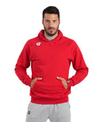 Arena Team Unisex Hooded Panel Sweatshirt - Red