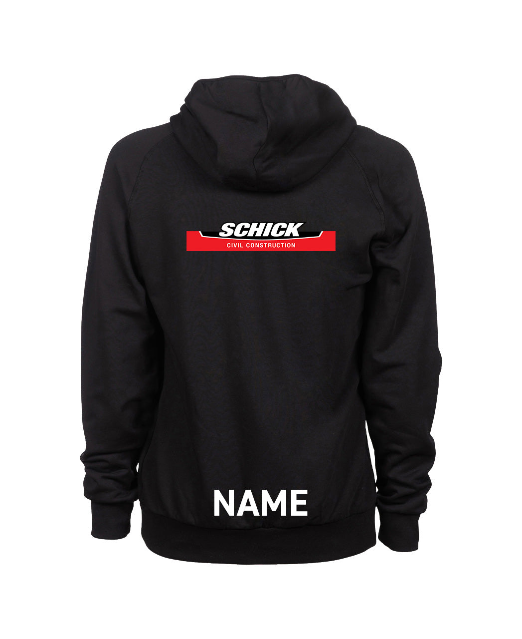 St Pauls Unisex Hooded Panel Sweatshirt - Black