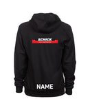 St Pauls Unisex Hooded Panel Sweatshirt - Black
