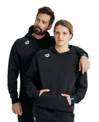 Arena Team Unisex Hooded Panel Sweatshirt - Black