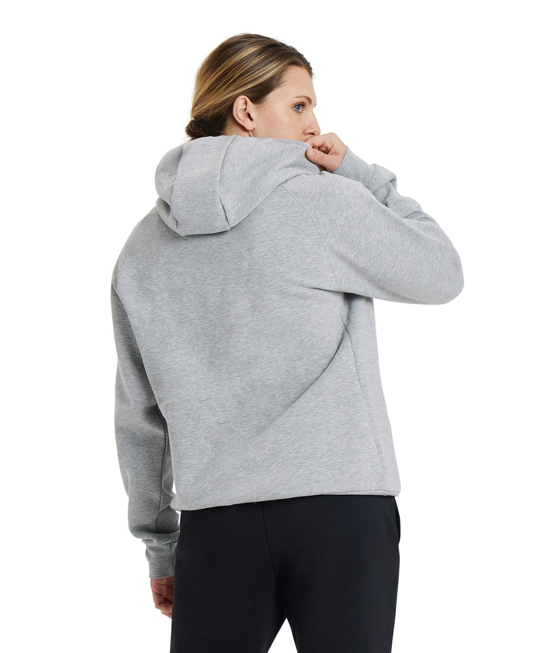 Arena Team Unisex Hooded Panel Sweatshirt -  Medium Grey Heather