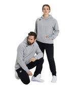 Arena Team Unisex Hooded Panel Sweatshirt -  Medium Grey Heather