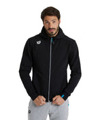 Arena Team Unisex Hooded Panel Jacket - Black