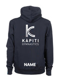 Kapiti Gymnastics Team Hooded Panel Jacket - Navy
