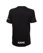 St Paul's Jr Panel T-Shirt - Black