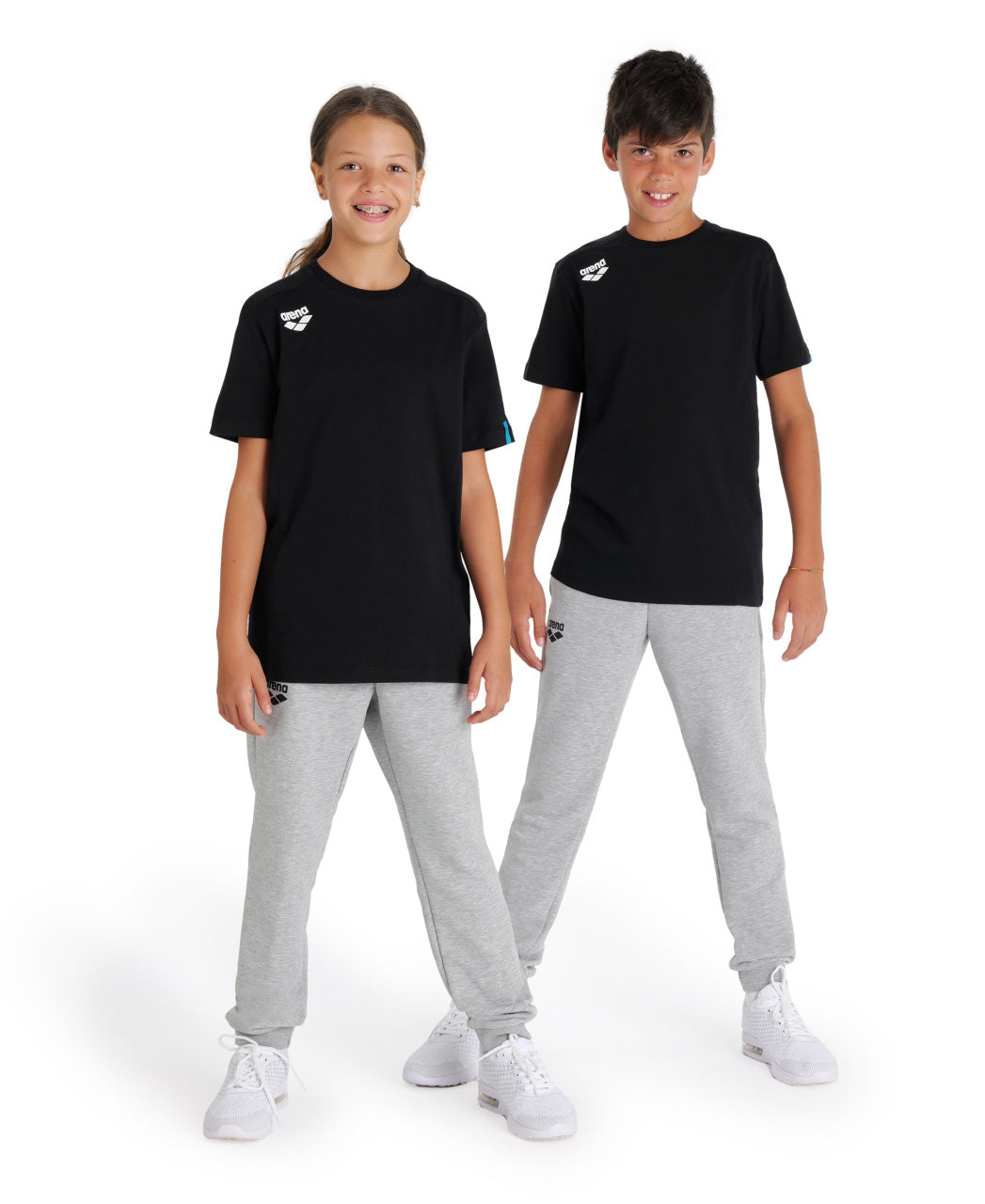Arena Team Junior Panel T-Shirt -  Black