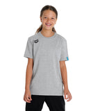 Arena Team Junior Panel T-Shirt - Medium Grey Heather