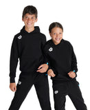Arena Team Junior Hooded Panel Sweatshirt - Black