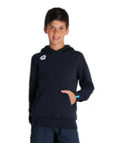 Arena Team Junior Hooded Panel Sweatshirt - Navy