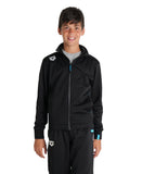 Arena Team Junior Panel Knit Poly Track Jacket - Black