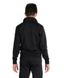 Arena Team Junior Panel Knit Poly Track Jacket - Black