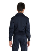Arena Team Junior Panel Knit Poly Track Jacket - Navy