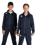 Arena Team Junior Panel Knit Poly Track Jacket - Navy