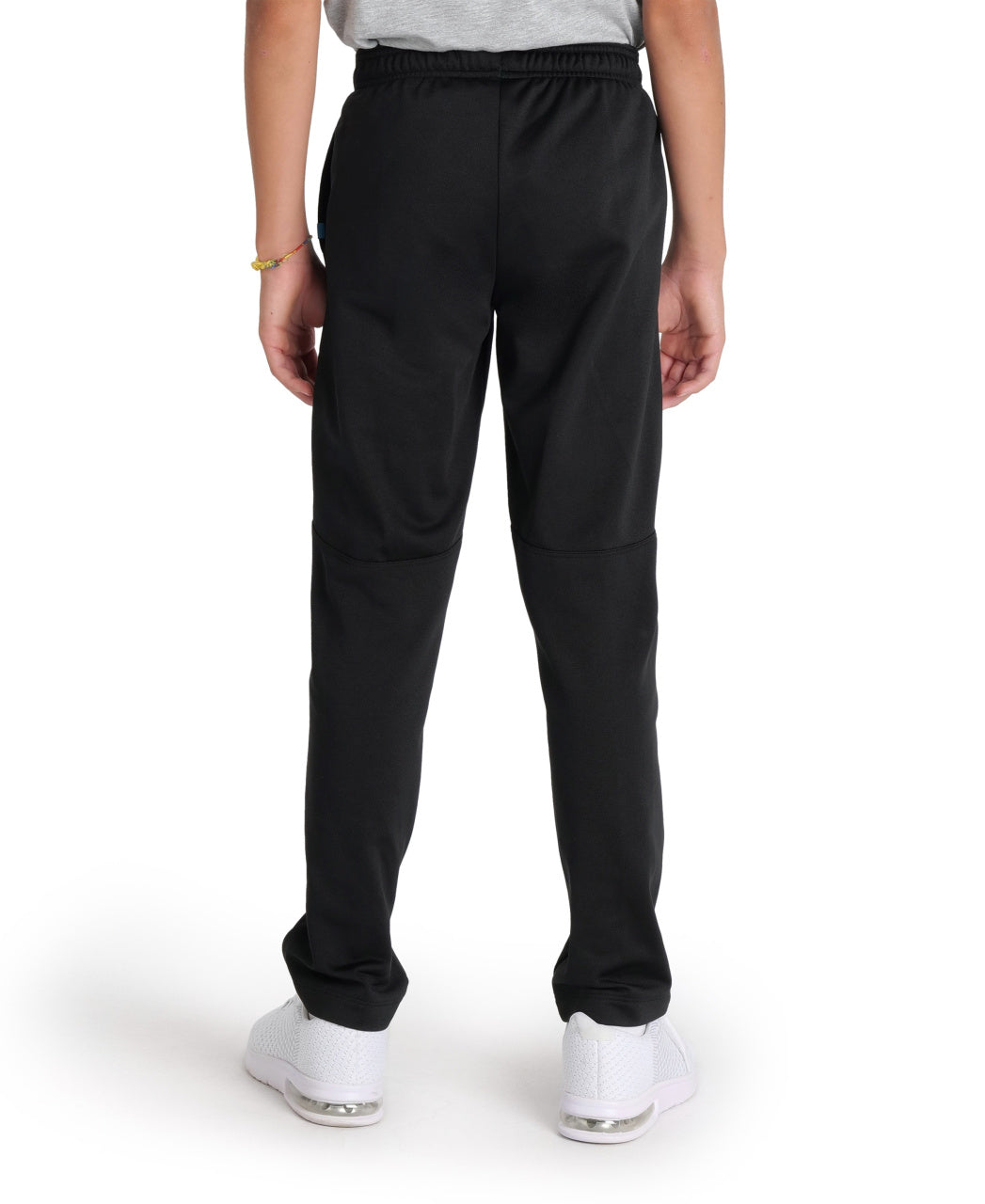 Arena Team Junior Solid Knit Poly Track Pants - Black