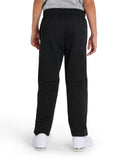 Arena Team Junior Solid Knit Poly Track Pants - Black