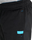 Arena Team Junior Solid Knit Poly Track Pants - Black